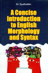 Image of A Conciese introduction to english morphology and syntax