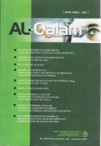 Image of Al-Qalam : Jurnal Penelitian Agama Dan Sosial Budaya