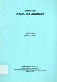 Image of Biografi K.H.M Isa Anshary