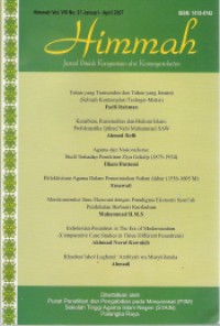 Image of Himmah : Jurnal Ilmiah Keagamaan Dan Kemasyarakatan
