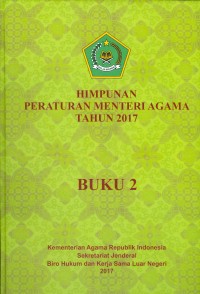 Image of Himpunan Peraturan Menteri Agama Tahun 2017 Buku 2