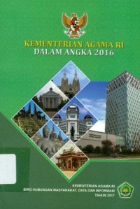 Image of Kementrian Agama RI Dalam Angka 2016