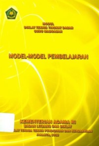 Image of Diklat Teknis Tingkat Dasar Guru Madrasah :Model-model Pembelajaran