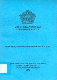 Image of Modul Diklat Etika Dan Kepribadian Auditor Pengawasan Dengan Pendekatan Agama