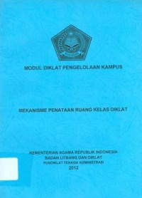 Image of Modul Diklat Pengelolaan Kampus Mekanisme Penataan Ruang Kelas Diklat
