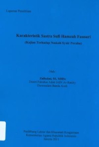 Image of Karateristik Sastra Sufi Hamza FanSuri (Kajian Terhadap Naskah Syair Perahu)