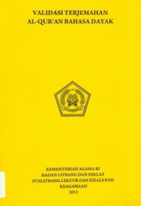 Image of Validasi Terjemahan Al-Qur'an Bahasa Dayak