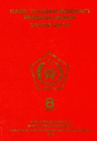 Image of Hasil Tulisan Biografi Pemuka Agama Tahun 2015 Jilid 8