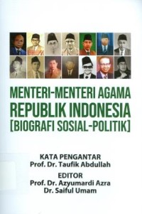 Image of Menteri-Menteri Agama Republik Indonesia : Biografi Sosial-Politik