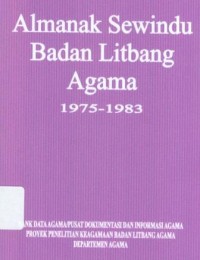 Image of Almanak Sewindu Badan Litbang Agama 1975-1983