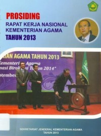 Image of Prosiding Rapat Kerja Nasional Kementerian Agama Tahun 2013