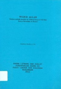 Image of Wujud Allah : Kajian Naskah Jawahir al-Ulum fi Kasyf al-Ma'lum Karya Nuruddin ar-Raniri