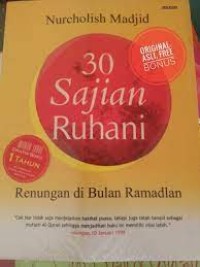 Image of 30 Sajian Ruhani : Renungan di Bulan Ramadlan