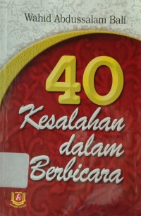 Image of 40 Kesalahan dalam Berbicara