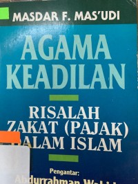 Image of Agama Keadilan Risalah Zakat (Pajak) Dalam Islam