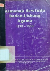 Image of Almanak Sewindu Badan Litbang Agama 1975-1983