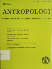 Image of Antropologi Tahun X Nomor 35 Juni 1978