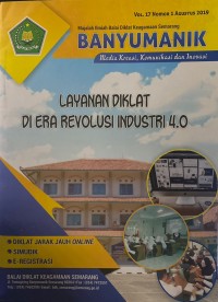 Image of Banyumanik Volume 17 Nomor 1, Agustus 2019