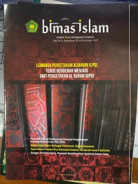 Image of Bimas Islam Jurnal Kegiatan Bulanan Edisi XLIII, September 2016