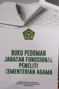 Image of Buku Pedoman Jabatan Fungsional Peneliti Kementerian Agama