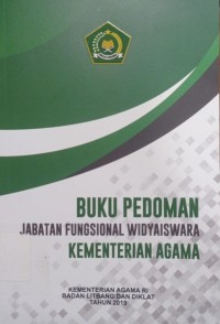 Image of Buku Pedoman Jabatan Fungsional Widyaiswara Kementerian Agama