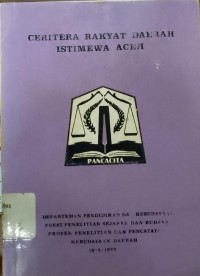 Image of Ceritera Rakyat Daerah Istimewa Aceh