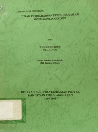 Image of Corak Pembaharuan Pemikiran Islam Moehammed Arkoun