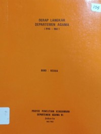 Image of Derap Langkah Departemen Agama (1946-1982): Buku Kedua