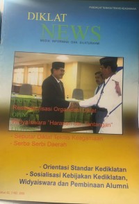 Image of Diklat News No 1 Tahun III / 3 Mei 2006
