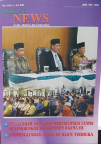 Image of Diklat News Tahun VI Nomor 2 Juli 2009