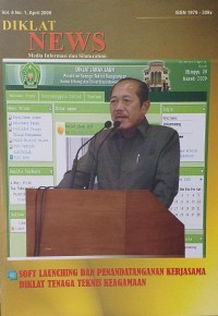 Image of Diklat News Volume 6 Nomor 1 April 2009