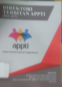 Image of Direktori Terbitan APPTI (2016-2017)