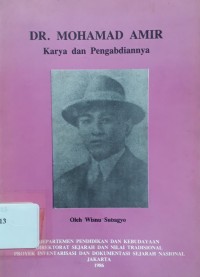 Image of Dr. Mohamad Amir: Karya dan Pengabdiannya
