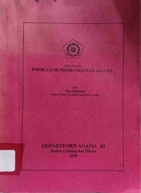 Image of Draft 03 Indikator Pembangunan Agama
