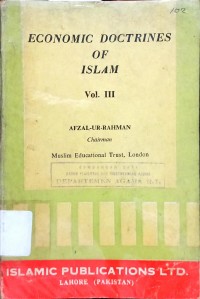 Image of Economic Doctrines Of Islam Vol. 3