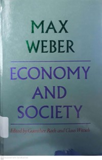 Image of Economy and Society : An Outline of Interpretive Sociology