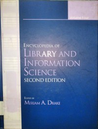 Image of Encyclopedia of Library and Information Science Volume 4