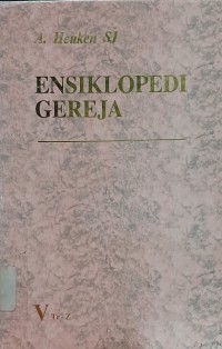 Image of Ensiklopedi Gereja Jilid V : Tr - Z