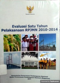 Image of Evaluasi satu Tahun Pelaksanaan RPJM 2010-2014