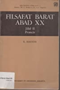 Image of Filsafat Barat Abad XX : Prancis