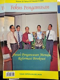 Image of Fokus Pengawasan Nomor 22 Tahun VI 2009
