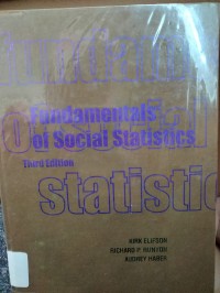 Image of Fundamentals of Social Statistics Third Edition