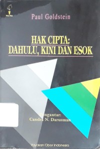 Image of Hak Cipta: Dahulu, Kini dan Esok