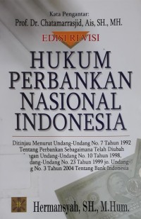 Image of Hukum Perbankan Nasional Indonesia Edisi Revisi