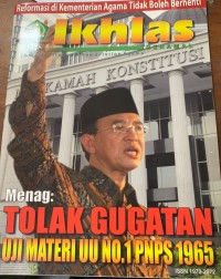 Image of Ikhlas Beramal Nomor 61 Tahun XIII / Maret 2010