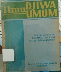 Image of Ilmu Djiwa Umum