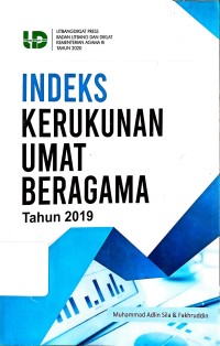 Image of Indeks Kerukunan Umat Beragama Tahun 2019