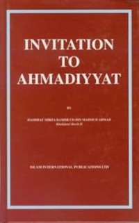 Image of Invitation To Ahmadiyyat