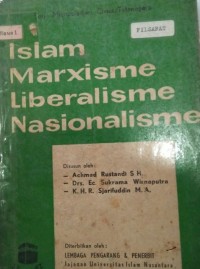 Image of Islam Marxisme Liberalisme Nasionalisme