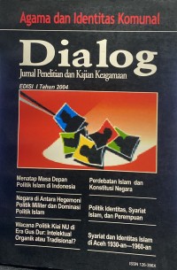 Image of Jurnal Dialog Edisi I,Tahun 2004